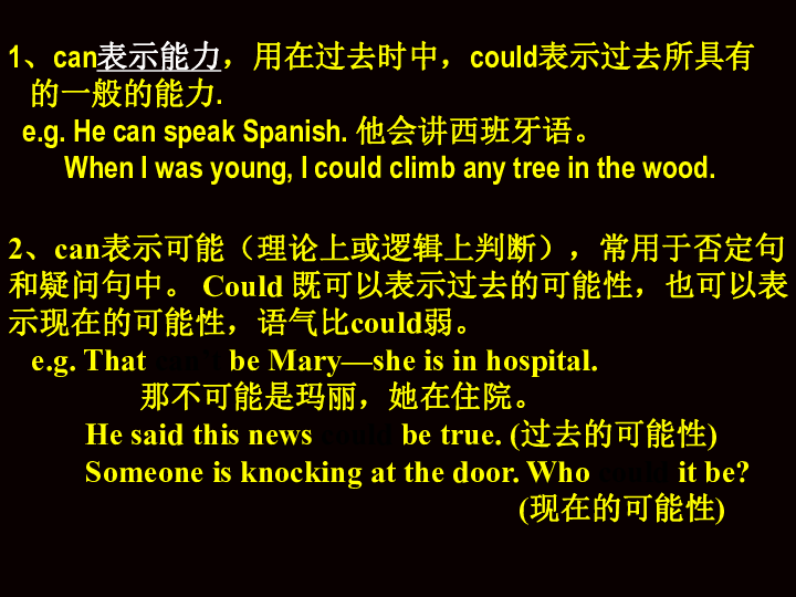 高考第二轮复习：情态动词课件(50张）