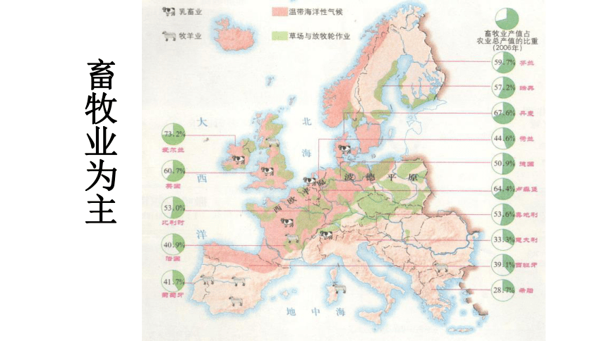 欧洲西部农业分布图片