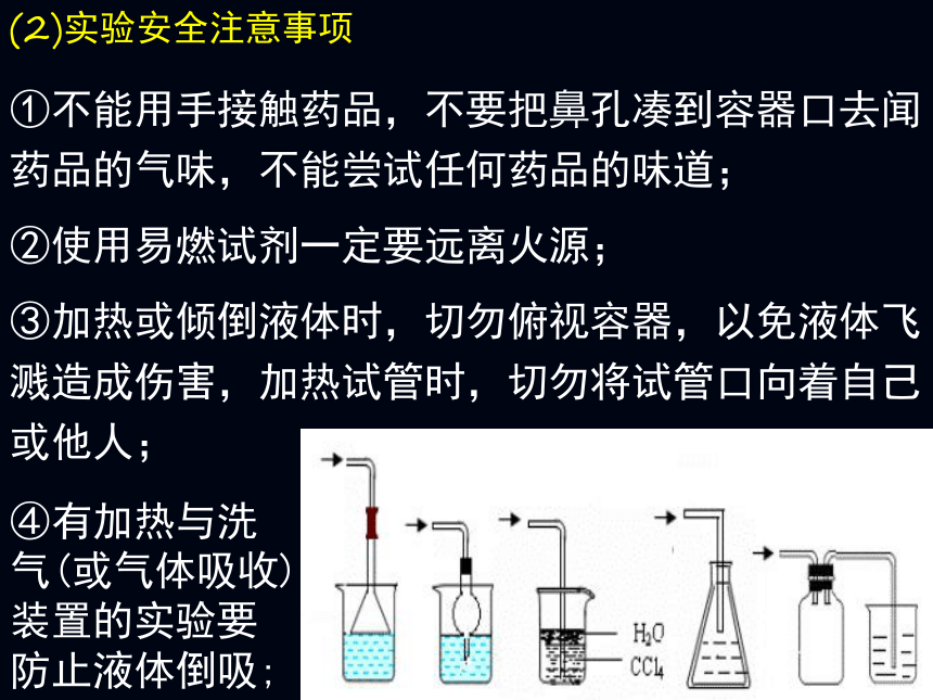 2020-2021学年高中化学人教版必修1-1.1化学实验基本方法 课件（45张ppt）