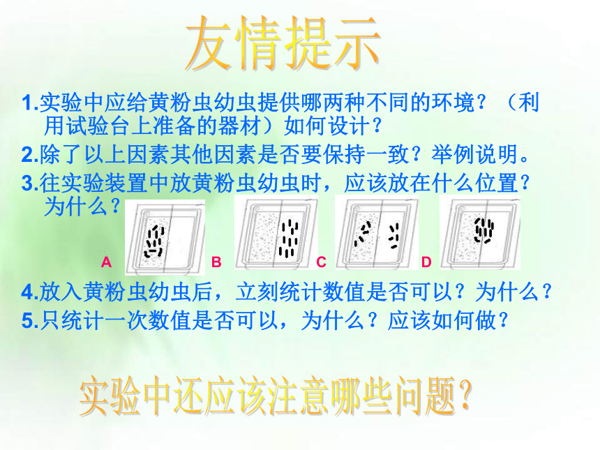 环境对生物的作用