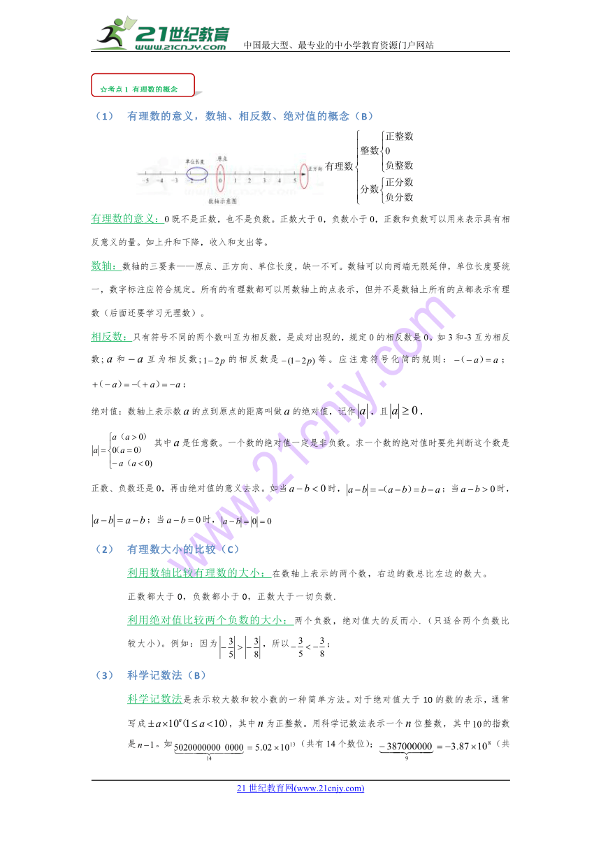 安徽省沪科版初中升学考试数学考点分析(共31个考点)