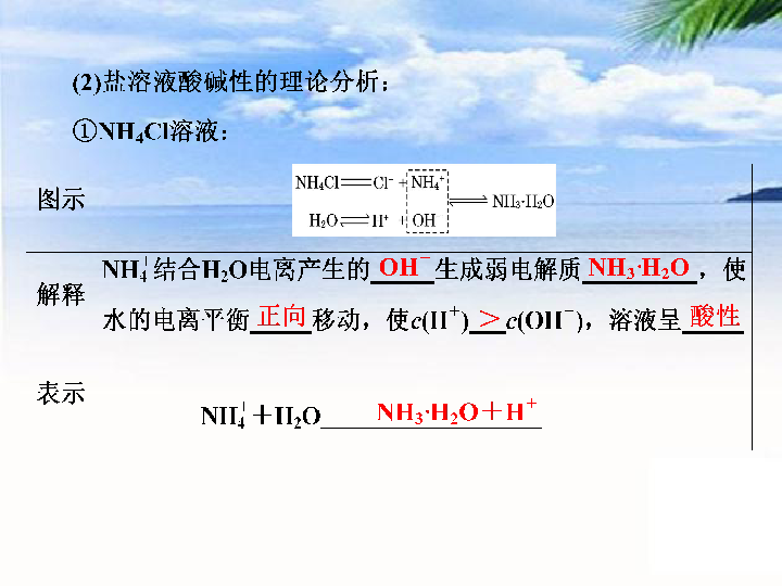 苏教版高二化学选修四化学反应原理  专题3 第三单元 第1课时 盐类的水解反应和影响因素（共43张PPT）