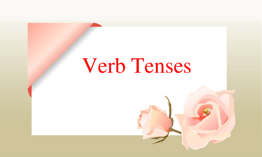 高三英语复习课件：Verb tenses (共29张PPT)