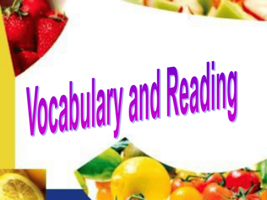 高中英语外研版必修2 Module 1 Our Body and Healthy Habits Vocabulary and reading 课件（71张PPT）
