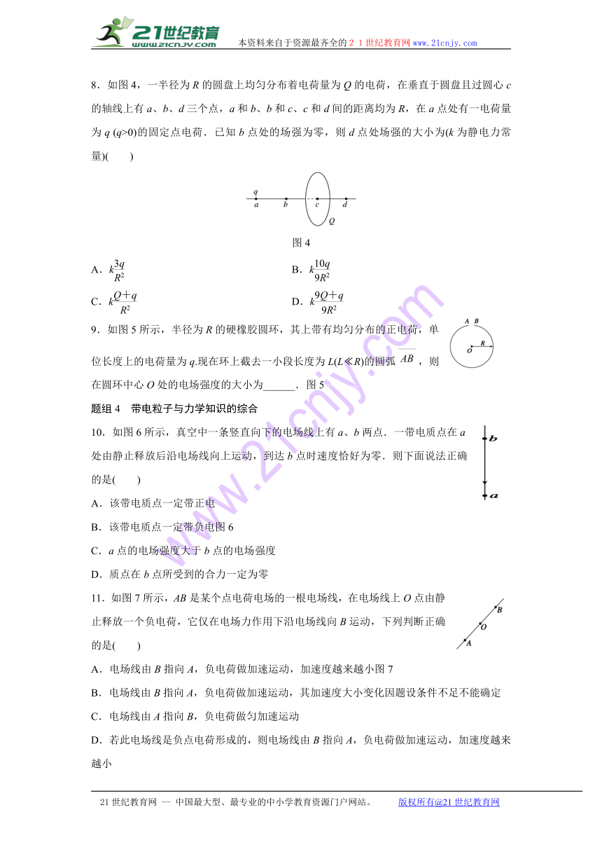 2016-2017学年度寒假作业高二物理（通用版）专题2 描述电场力的性质