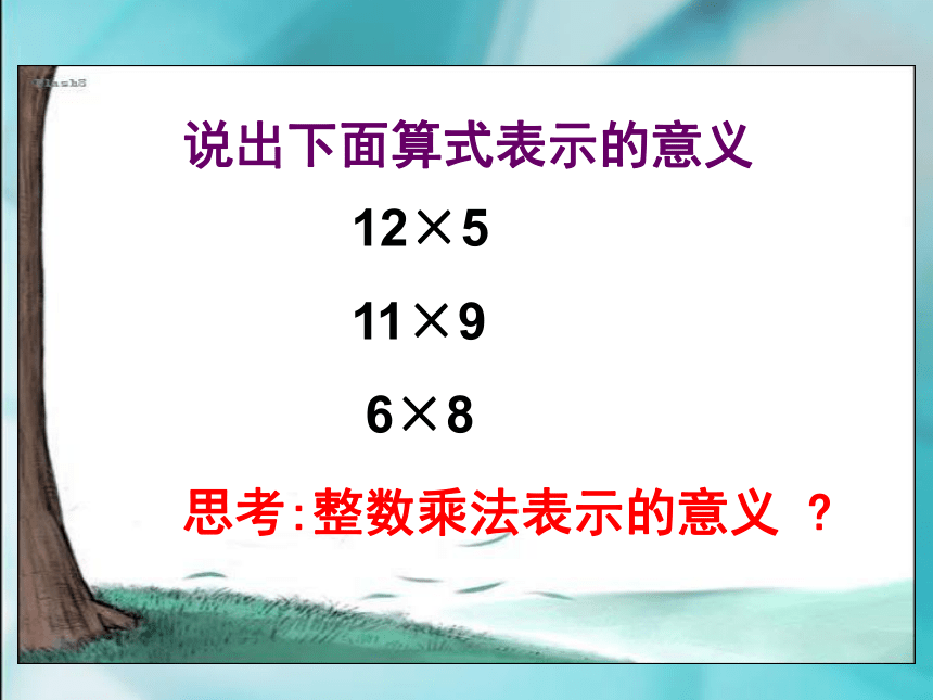 六年级上册数学课件-1.1 分数乘整数 北京版   (共19张PPT)