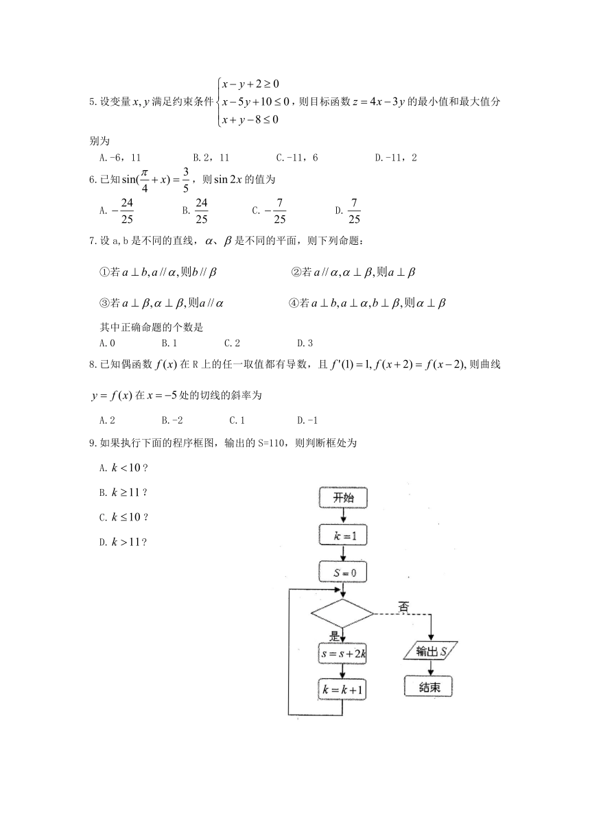 山东省青岛市、即墨市2013届高三上学期期末考试数学（文）试题