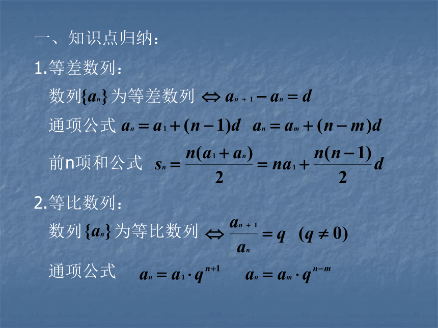 高考数学第二轮专题归纳-数列的通项公式