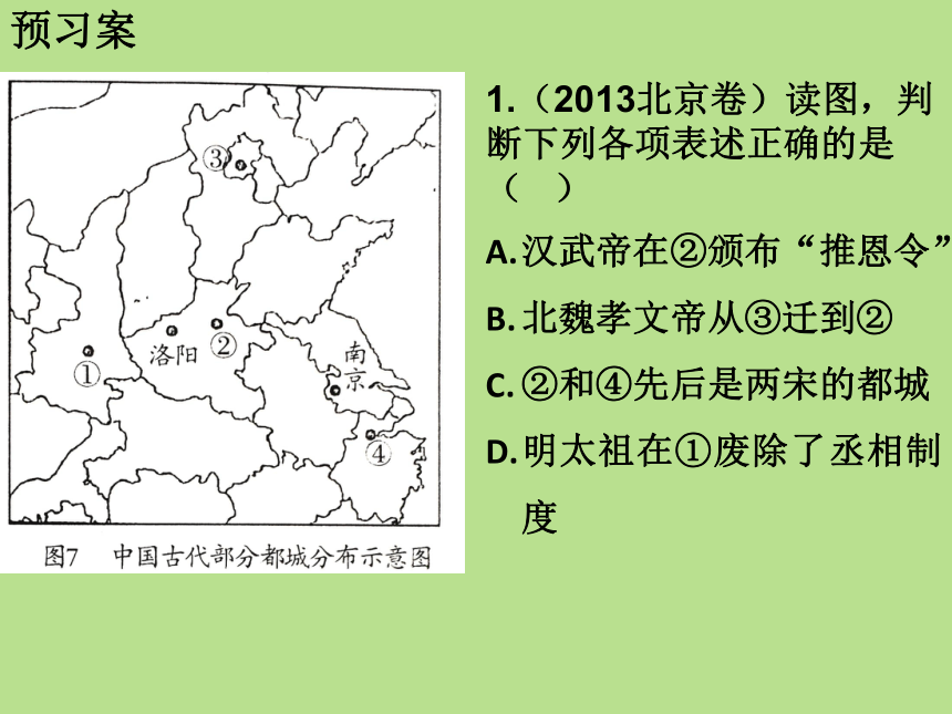 2015高三历史复习研讨资料：历史地图专题复习（共18张）