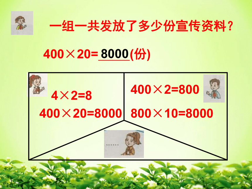 青岛版小学四年级数学上１整百数几百几十数乘整十数的口算 课件