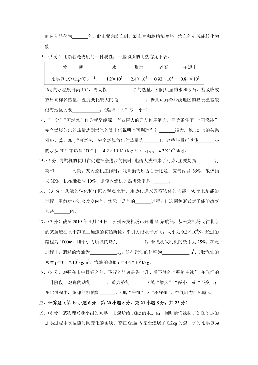 人教版物理九年级全册《第14章 内能的利用》测试卷(解析版)