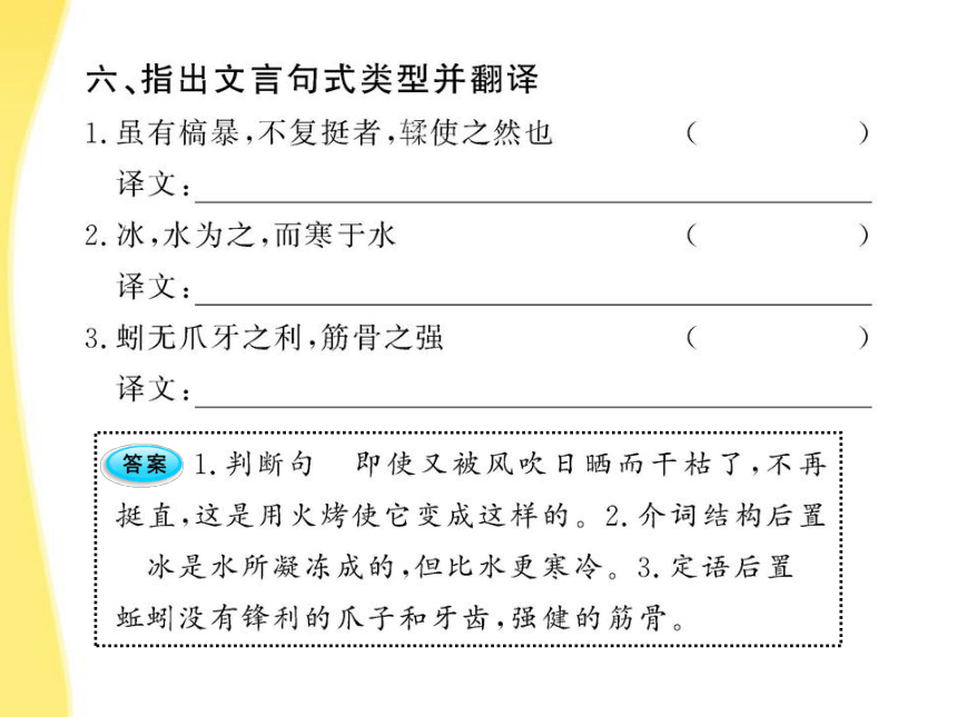 【全程学习方略】2011版高中语文 1 劝学课件 鲁人教版必修1