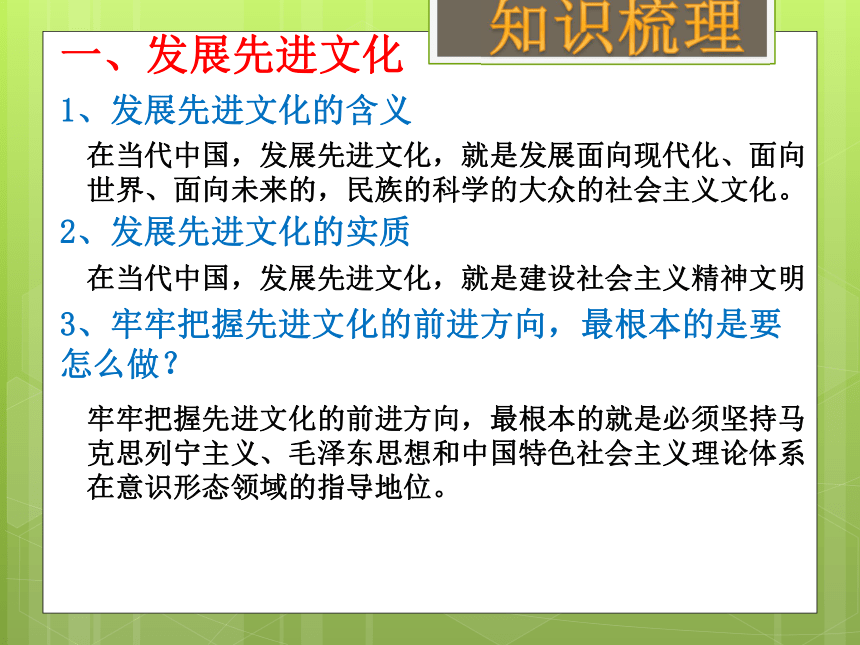 2018中考一轮复习 我国的社会主义精神文明建设（考点35、36、37、38） 课件