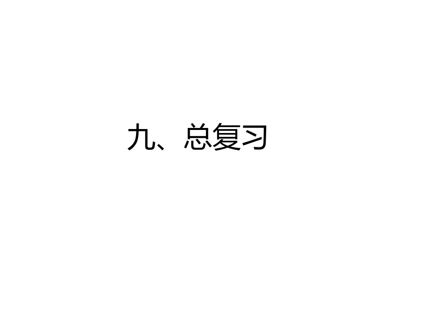 人教版数学六上总复习课件