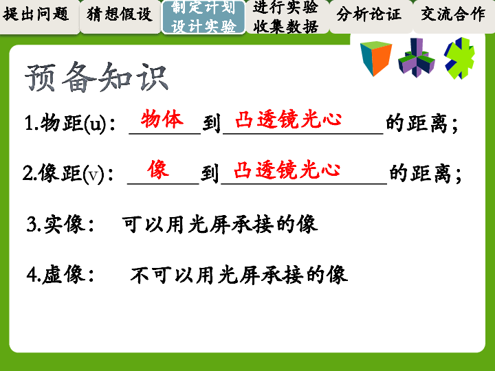 沪粤版八年级上册物理  3.6 探究凸透镜成像规律 课件(19张PPT)