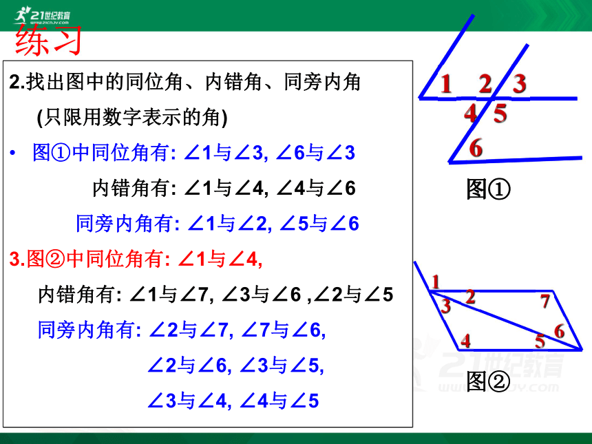 第一章平行线复习基础运用篇课件