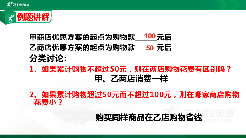 9.2.2 一元一次不等式应用    课件（共16张PPT）