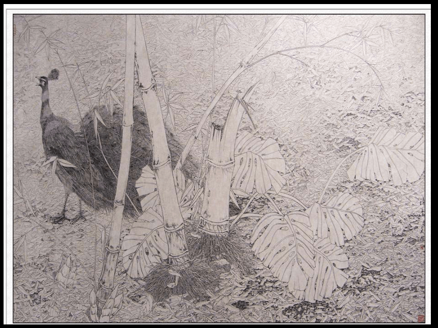 美术六年级上人美版4线描画中的黑白对课件（49张）