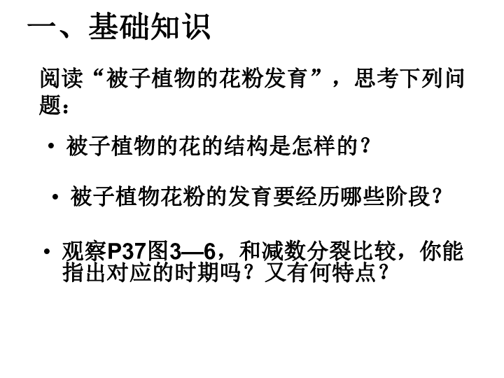 人教生物选修1专题3课题课题2月季的花药培养（共36张PPT）