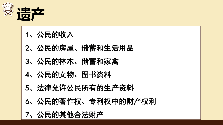 财产的继承课件