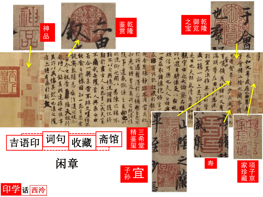 浙美版八下 11.印学话西泠 课件（32张，内嵌4个视频）