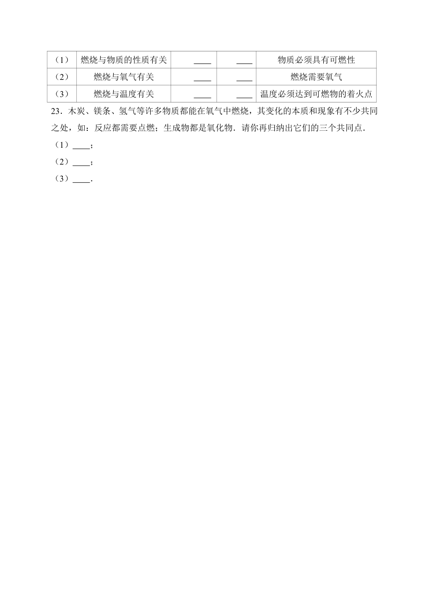 第4章 认识化学变化 单元测试（含答案）