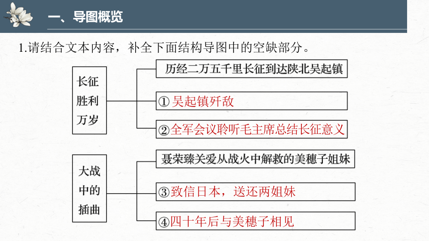 长征主题思维导图图片