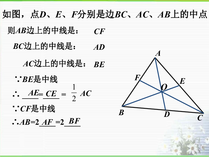 12.3 三角形中的主要线段 课件（16张PPT）