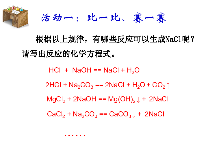 人教版（五四制）九年级化学 4.1 生活中常见的盐 课件（25张ppt）