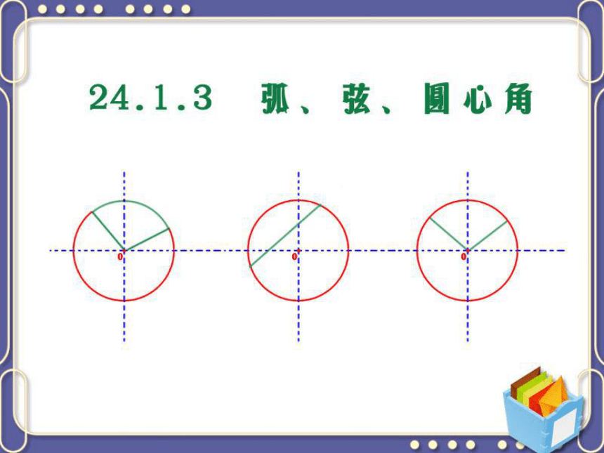 24.1.3 弧、弦、圆心角