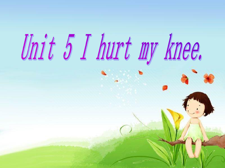 Unit 5 I hurt my knee. 课件（15张）