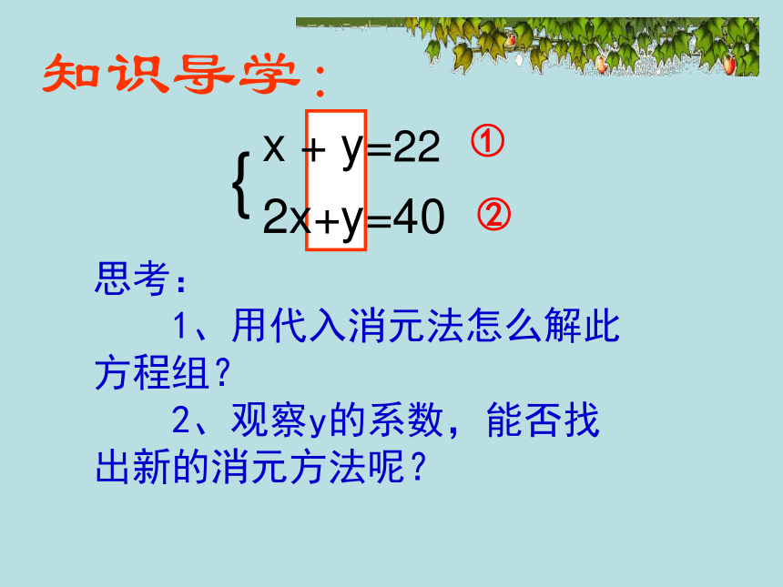 人教版七年级数学下册第8章第2节消元——解二元一次方程组(共31张PPT)
