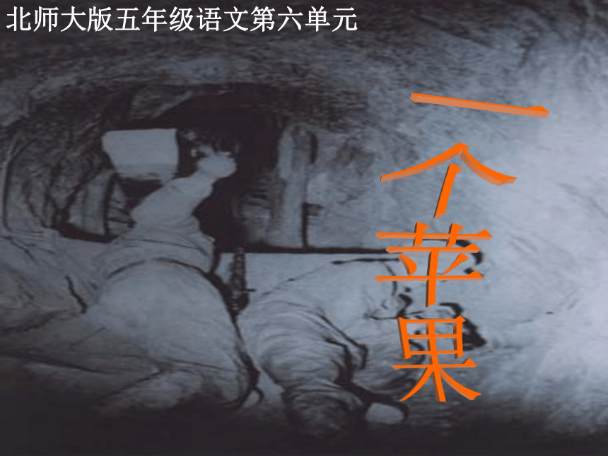 语文五年级上北师大版6《一个苹果》课件2