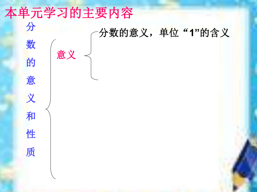 数学六年级上沪教版2.1《分数的意义和性质》复习课件