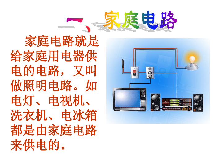 苏科版九年级下册物理 15.5综合实践活动 课件（共47页ppt）