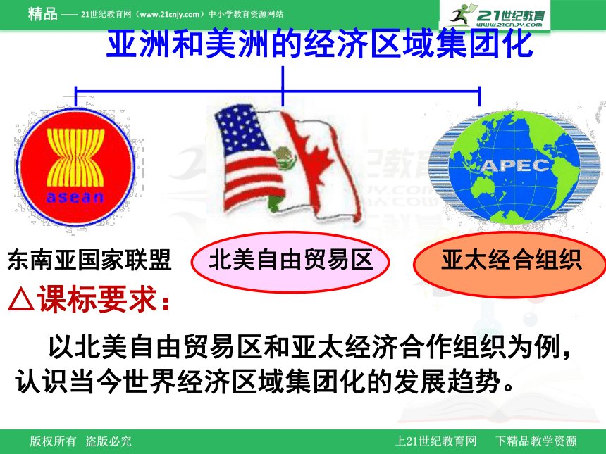 第25课 亚洲和美洲的经济区域集团化 课件1