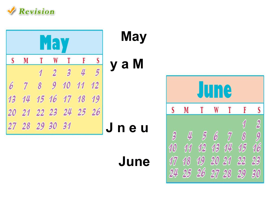 Unit 5 July is the seventh month Lesson 26 课件