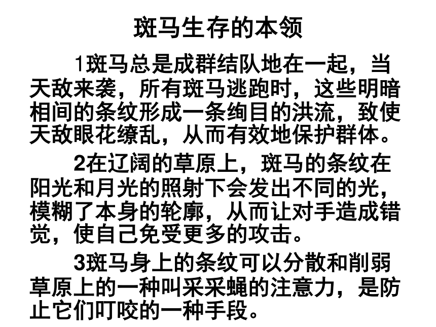 有利于生存的本领 课件