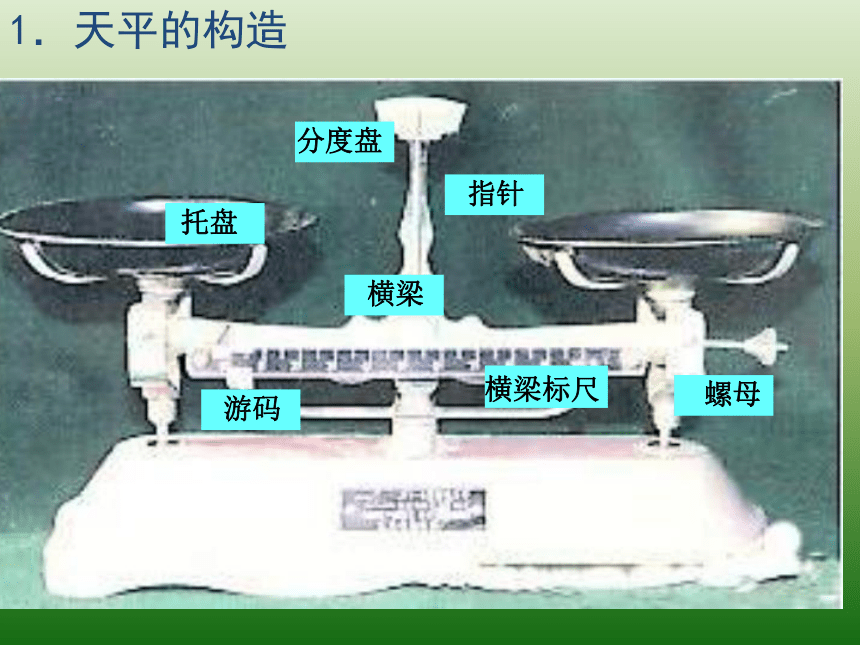 六年级上科学课件-天平和质量_沪教版