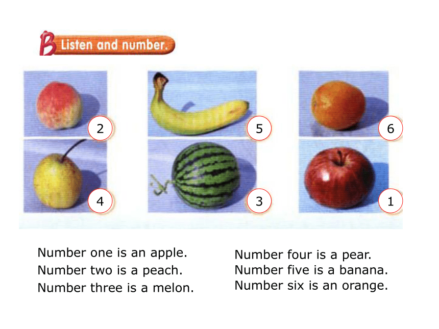 英语一年级上人教版(新起点)《Unit 7 Fruit》课件