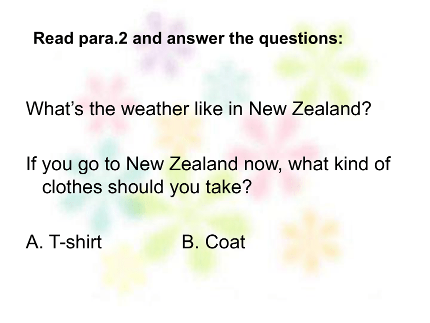 高中英语人教版高一 unit 18 New Zealand课件