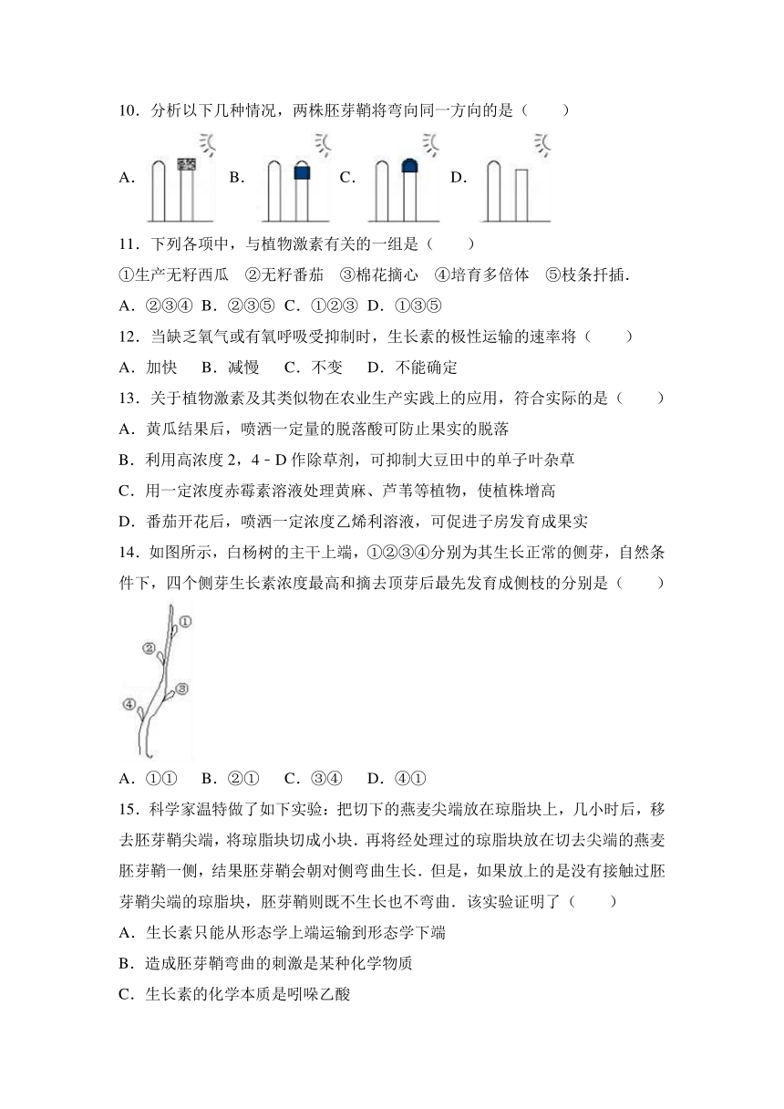 辽宁省师大附中2016-2017学年高二（上）月考生物试卷（12月份）（解析版）