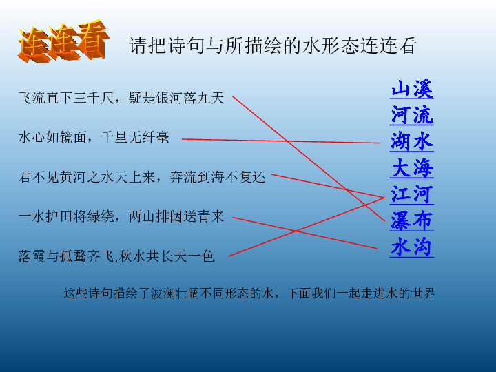 5千姿百态的水 课件（30张幻灯片）