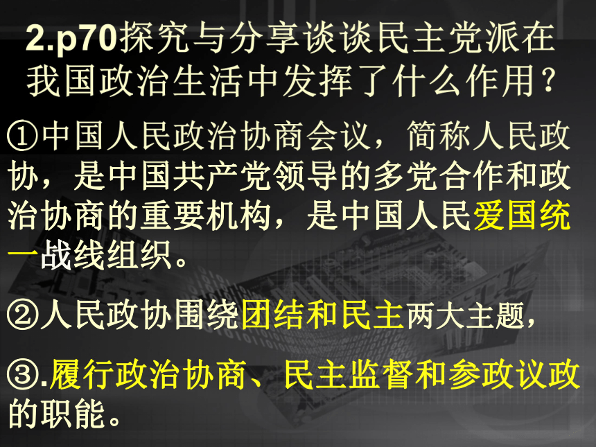 5.3  基本政治制度  课件（21张PPT）