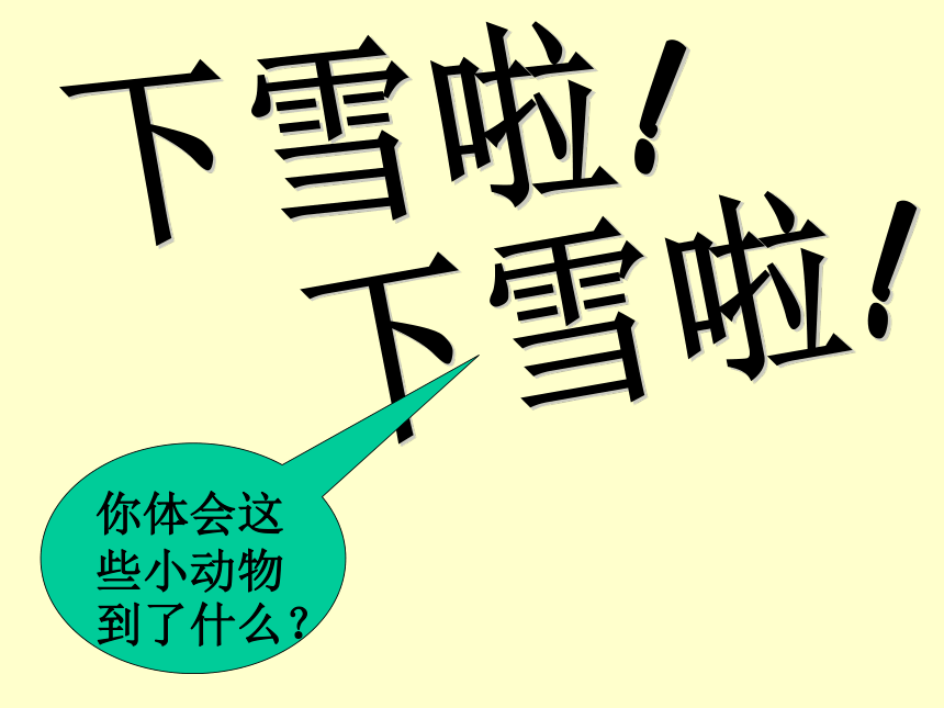 12《雪地里的小画家》课件