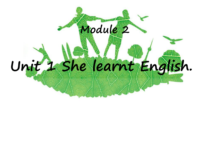 Module 2 Unit 1 She learnt English 课件