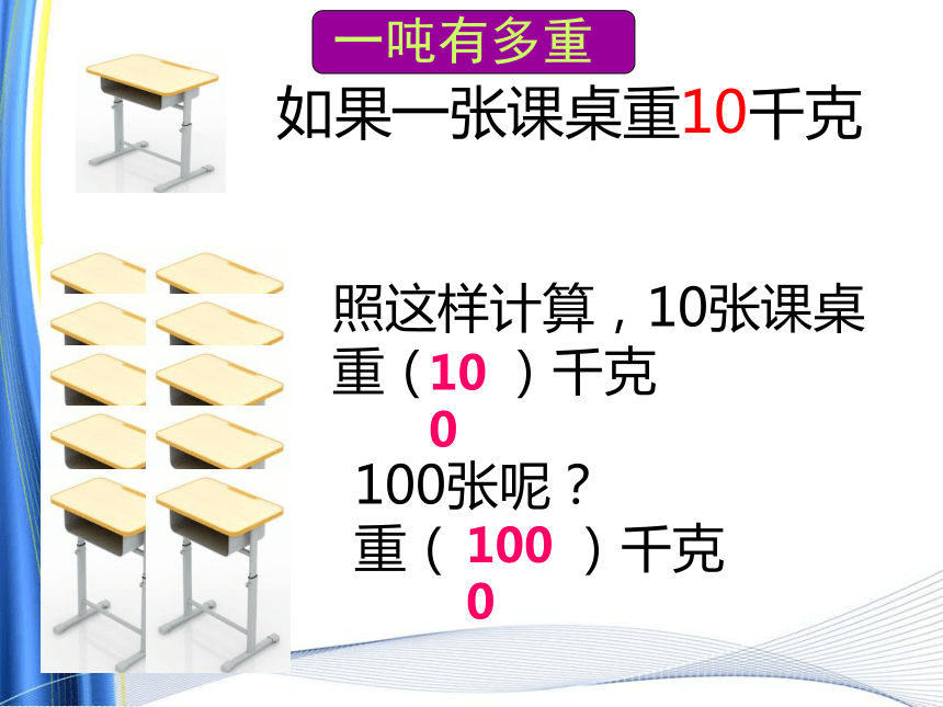 数学三年级下北京版3 吨的认识课件（21张）