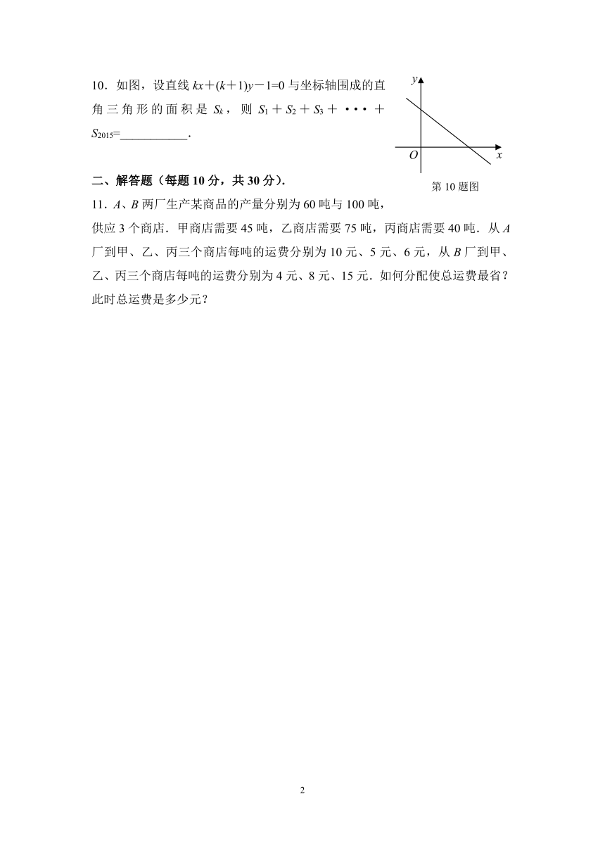 2015年上海市初中数学选拔赛试题（PDF版，含答案）