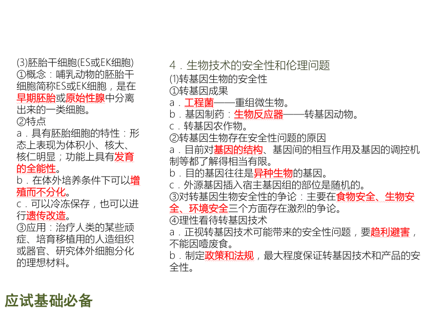 【理想树600分考点 700分考法】 2016届高考生物专题复习课件：专题20　胚胎工程和生态工程（共33张PPT）