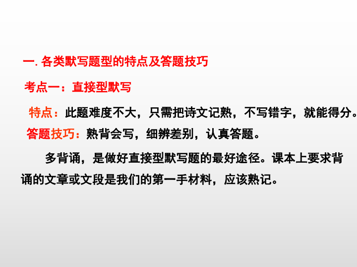 2020版中考语文二轮复习（江西专用）课件 专题8-古诗文积累（22张PPT）